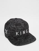King Apparel Matrix Snapback Cap - Black