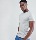 Farah Southall Super Slim Fit Logo T-shirt In Gray Exclusive At Asos-blue