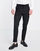 New Look Skinny Suit Trousers In Black