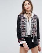 Raga Morocan Dreams Jacket With Embellished Detail - Black