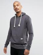 Redefined Rebel Hoodie With Oversized Pocket - Gray