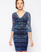 Jessica Wright Eva Lace Dress With 3/4 Sleeves