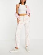Vans Oversized Sweatpants In Beige Wash - Part Of A Set-neutral