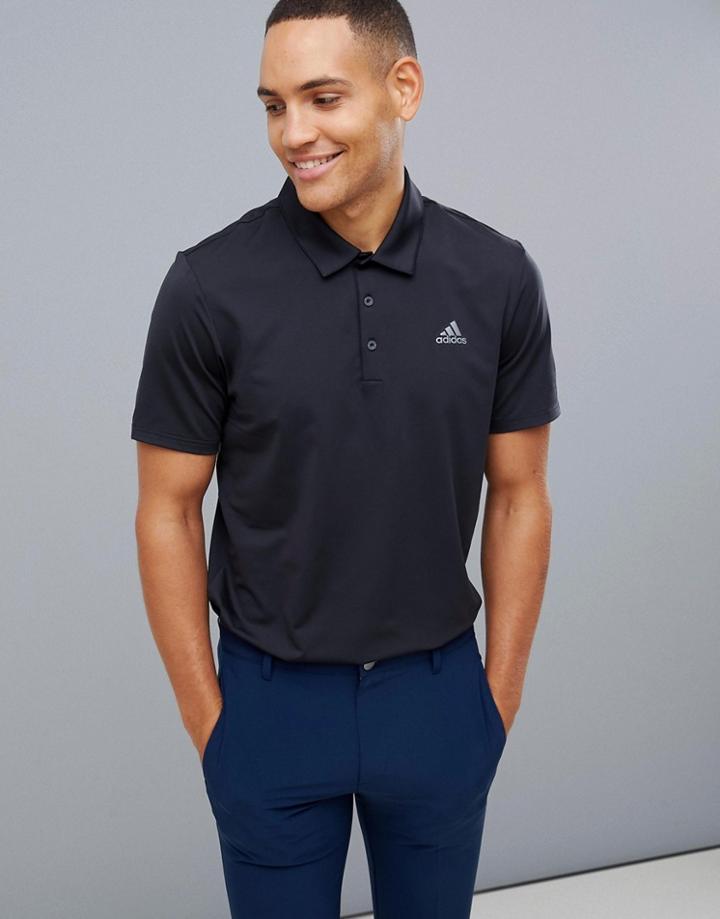 Adidas Golf Ultimate 365 Polo In Black - Black