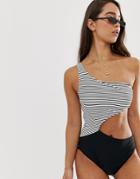 Abercrombie & Fitch Cut Out Detail Swimsuit - Multi