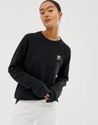 Adidas Originals Essential Crew Neck Sweat In Black