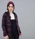 Volcom Hooded Flannel Jacket - Multi