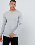 Jack & Jones Essentials Knitted Sweater - Gray