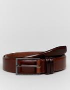 Boss By Hugo Boss Carmello Leather Belt In Brown - Brown