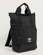 Adidas Originals Backpack Tote In Black - Black