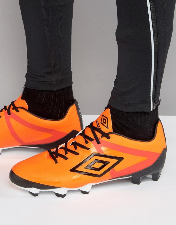 Umbro Velocita Club Hg Football Boots - Orange