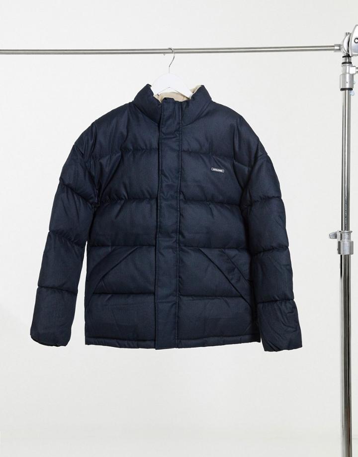 Jack & Jones Originals Puffer In Navy