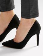 Head Over Heels By Dune Addyson Black Heeled Pumps - Black