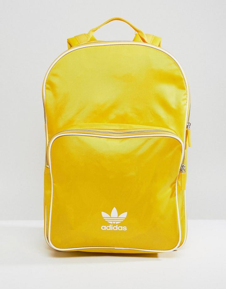 Adidas Originals Backpack In Mustard - Yellow