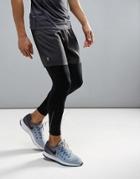 New Look Sport Running Shorts In Dark Gray - Gray