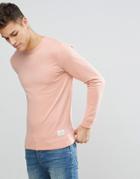 Solid Sweatshirt In Pink - Pink
