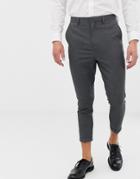 Only & Sons Slim Cropped Suit Pants - Gray