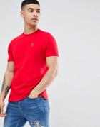 Luke Sport Traff Short Sleeve T-shirt In Red - Red
