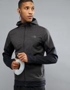 The North Face Mountain Athletics Kilowatt Running Jacket In Black Marl - Black