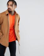 New Era Premium Wool Coach Jacket - Tan