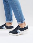 Fred Perry B1 Sports Authentic Tennis Suede Sneakers Navy - Navy