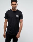 Jack & Jones Originals Crew Neck T-shirt With Chest Logo - Black