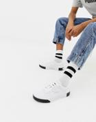 Puma Cali White And Black Sneakers - White