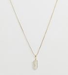 Ch By Calum Clear Quartz Crystal Of Healing Necklace - Clear