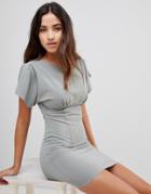 Love Basque Top Dress - Green