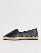 Qupid Square Toe Espadrilles - Black
