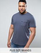 Another Influence Plus Utility Pocket T-shirt - Navy