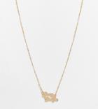 Asos Design Curve Necklace With 'sexy & Single' Pendant In Gold Tone
