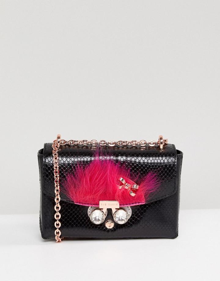 Ted Baker Crystal Bobble Creature Bag - Black