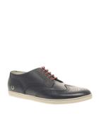 Fred Perry Laurel Wreath Patton Leather Brogues - Blue