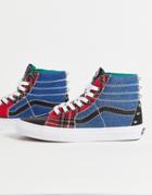 Vans Sk8-hi Tartan Daze Sneakers In Blue/red-multi