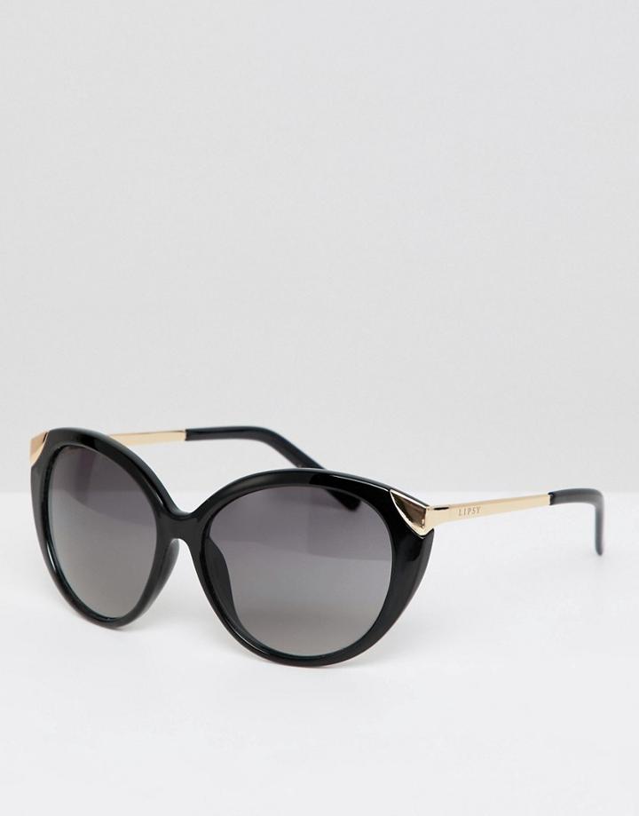 Lipsy Cat Eye Sunglasses - Black