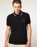 Fred Perry Slim Fit Twin Tipped Polo Top