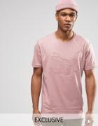 Puma Oversized T-shirt In Pink Exclusive To Asos - Pink