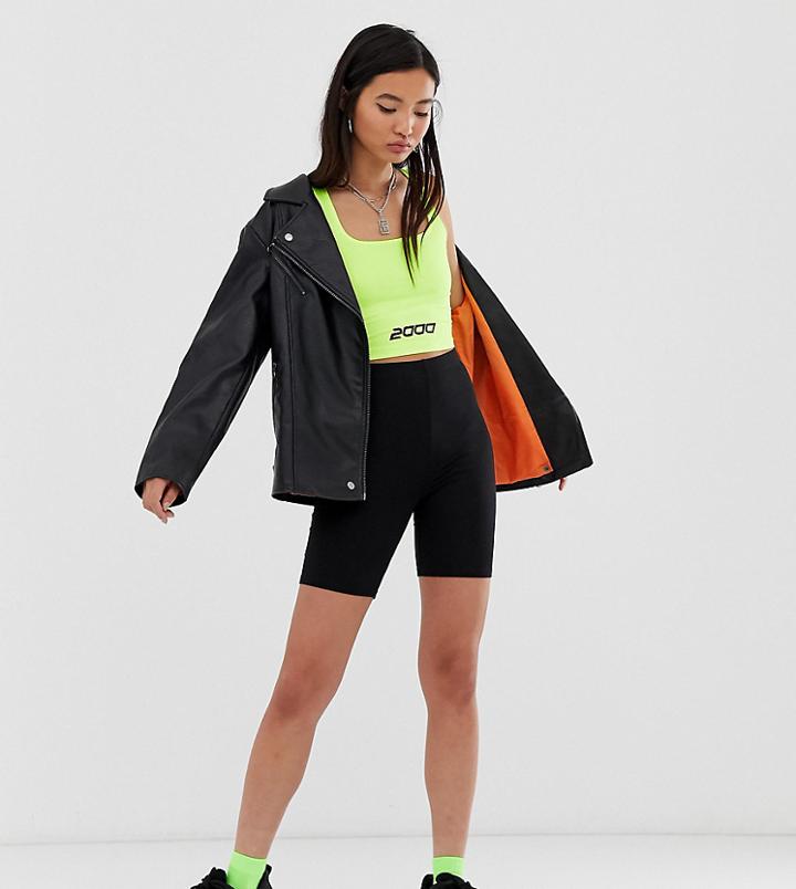 Collusion High Waist Legging Short
