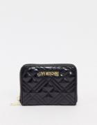 Love Moschino Small Quilted Purse In Black