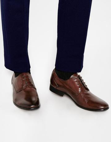 Standard Fortyfive Leather Derby Shoes - Brown