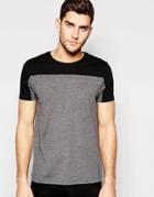 Asos T-shirt With Short Yoke Panel