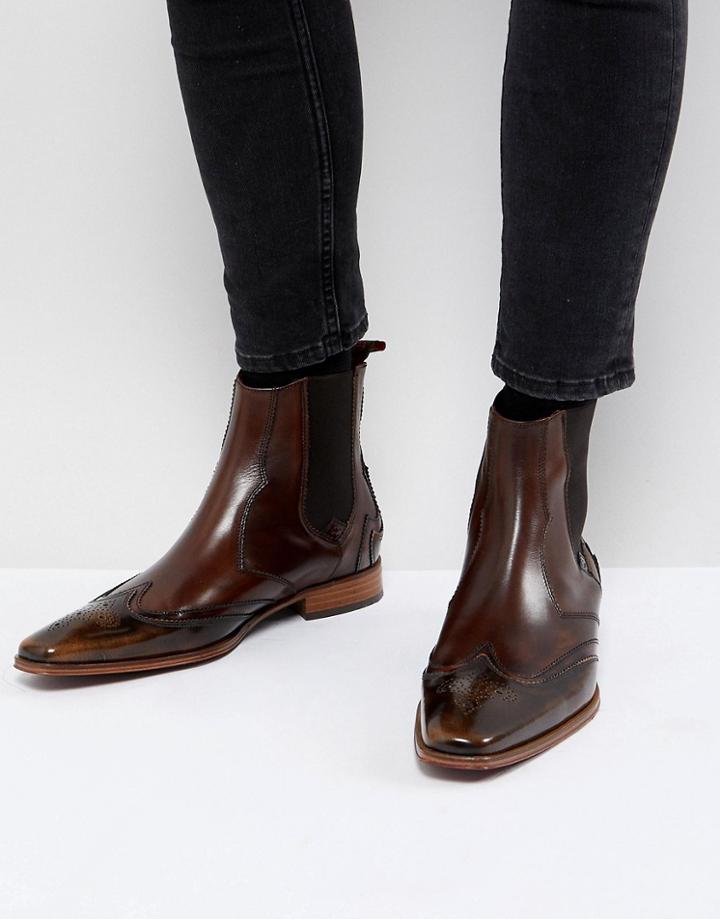Jeffery West Scarface Chelsea Boots - Tan
