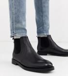 Base London Wide Fit Rosetti Chelsea Boots In Black