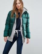 Tommy Hilfiger Denim Down Padded Jacket - Green