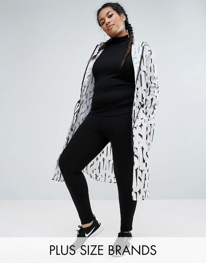 One One Three Oversized Printed Nylon Parka - Multi