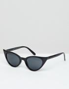 7x Slim Cat Eye Sunglasses - Brown