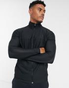 Under Armour Training Zip-up Top In Black