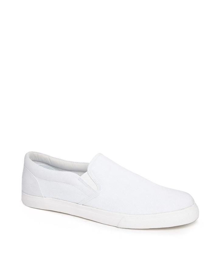 Asos Slip On Plimsolls - White