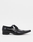 Jeffery West Pino Lightning Bolt Lace-up Shoes In Black